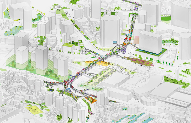 Illustration for article titled Seúl convertirá una autopista abandonada en un enorme jardín elevado